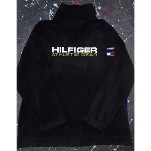 Tommy Hilfiger vintage 90s Athletic Gear turtleneck fleece pullover SUPER RARE